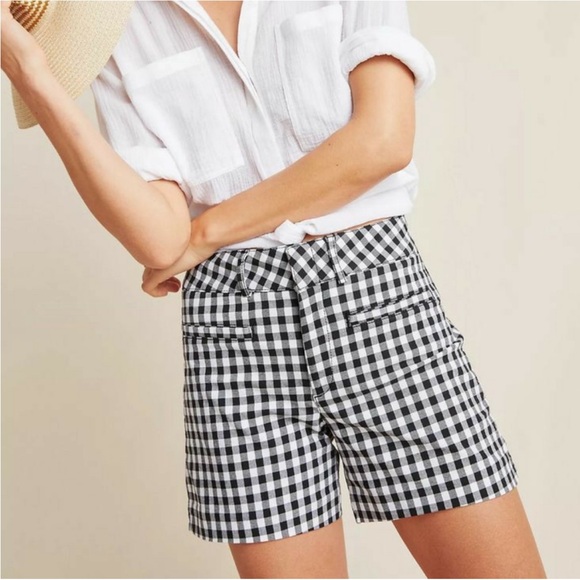 Anthropologie Pants - Anthropologie Gingham Shorts sz27